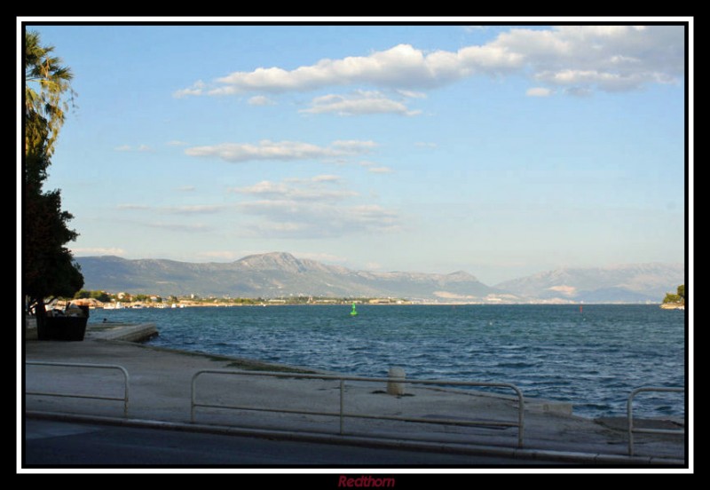 El mar Adritico desde Trogir