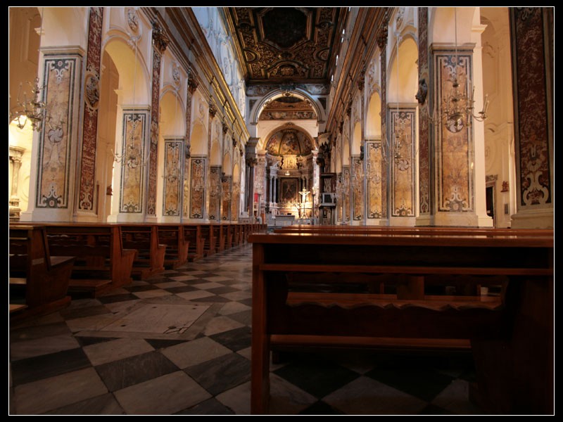 Interior catedral de Amalfi