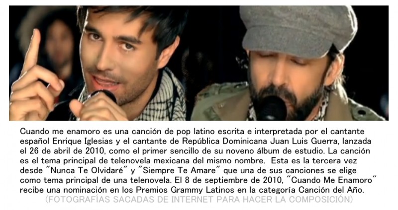 Enrique Iglesias y Juan Luis Guerra