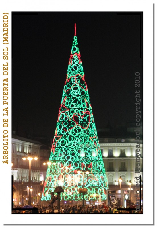 Arbolito de Navidad de la Puerta del Sol (Navidades 2010)