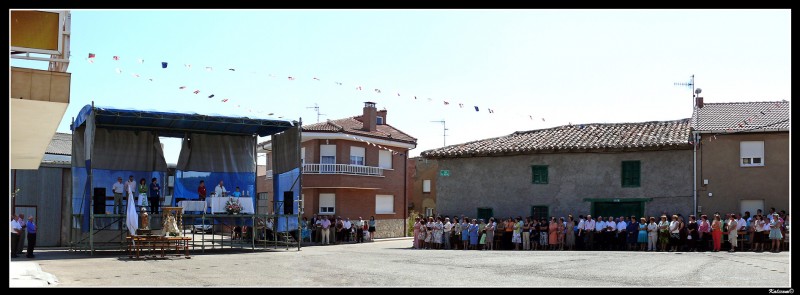 Misa de agosto en la plaza