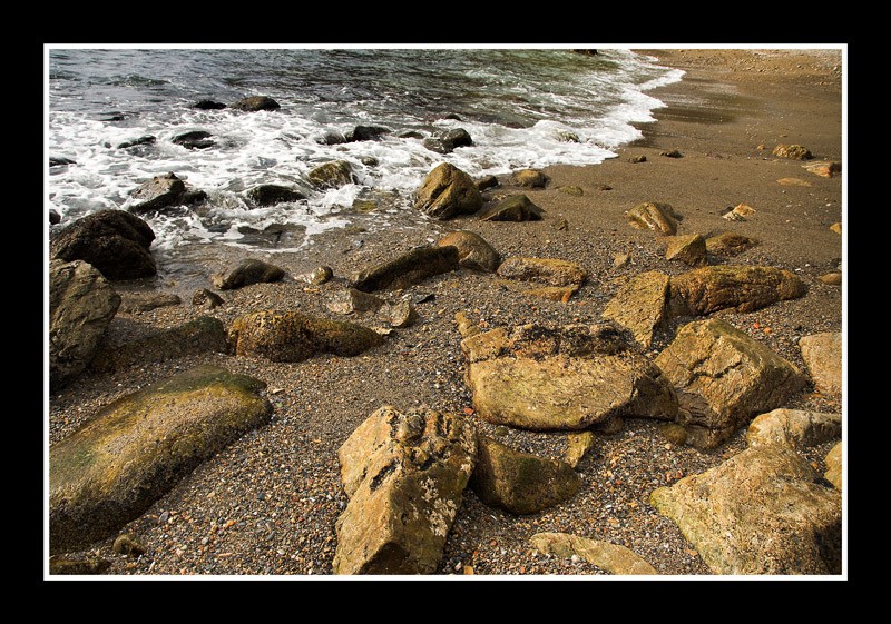 Caminando entre piedras