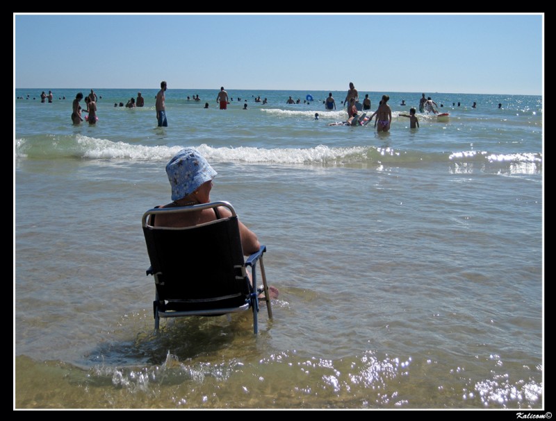 En primera fila de playa