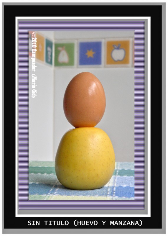 Sin ttulo (huevo y manzana) - Untitled (egg and apple)