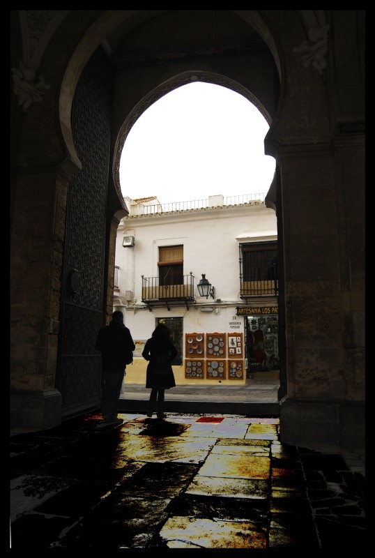 salida de la mezquita