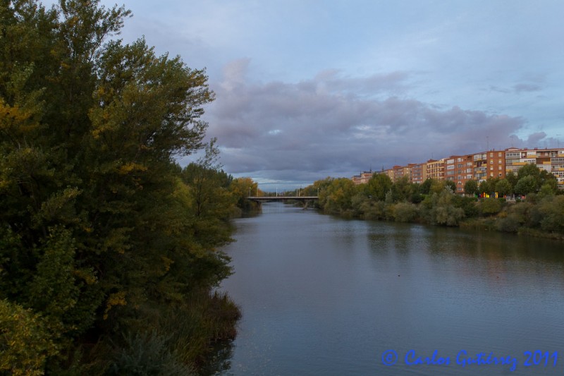 Ro Pisuerga a su paso por Valladolid