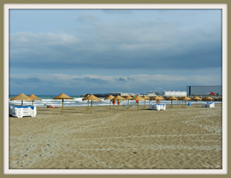 Playa en Julio