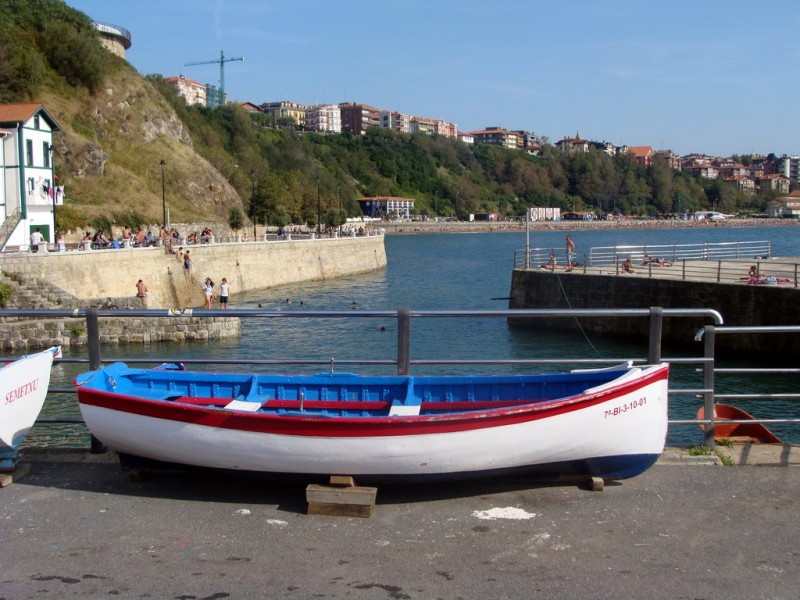 Algortako portu zaharra (puerto viejo de Algorta)