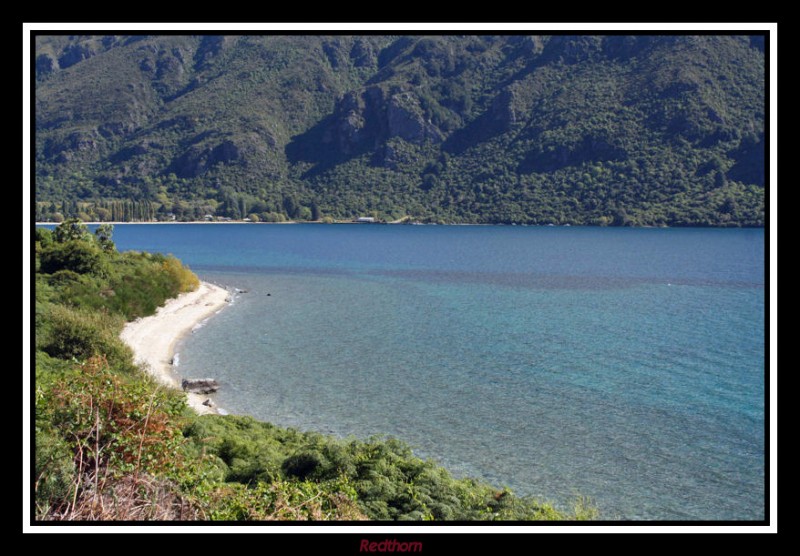 Playa del lago Wakatipu