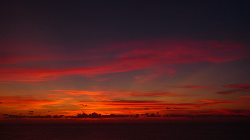 ocaso en Stromboli