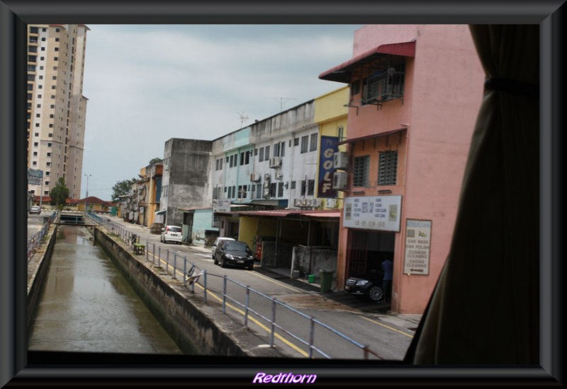 Uno de los canales que atraviesan Melaka