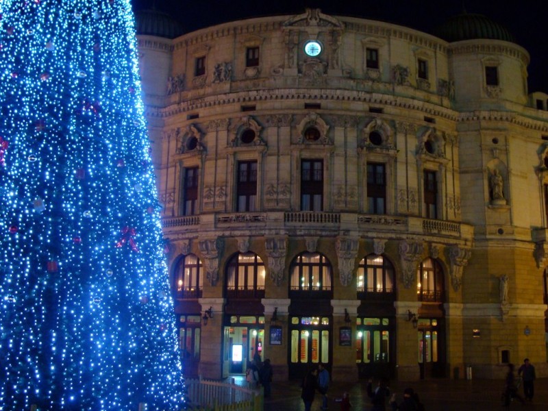 teatro Arriaga..en Navidad