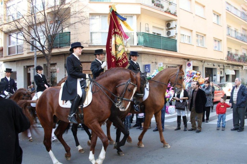 SANT ANTONI, QUINA PASSADA !!! . CASTELLAR DEL VALLS. CATALUNYA