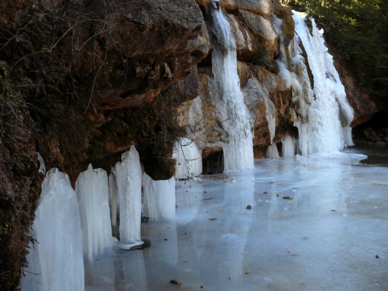 columnas de hielo