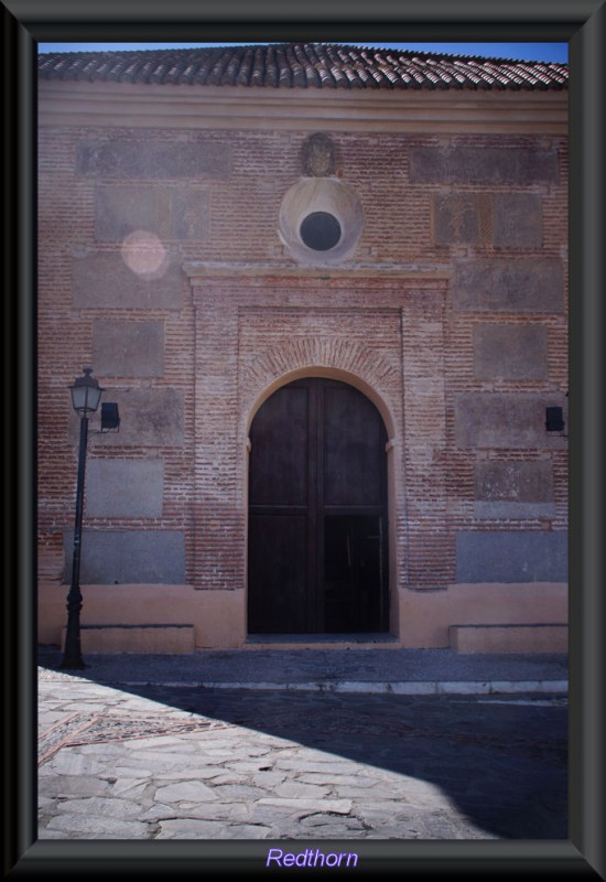 Entrada a la iglesia de Pampaneira