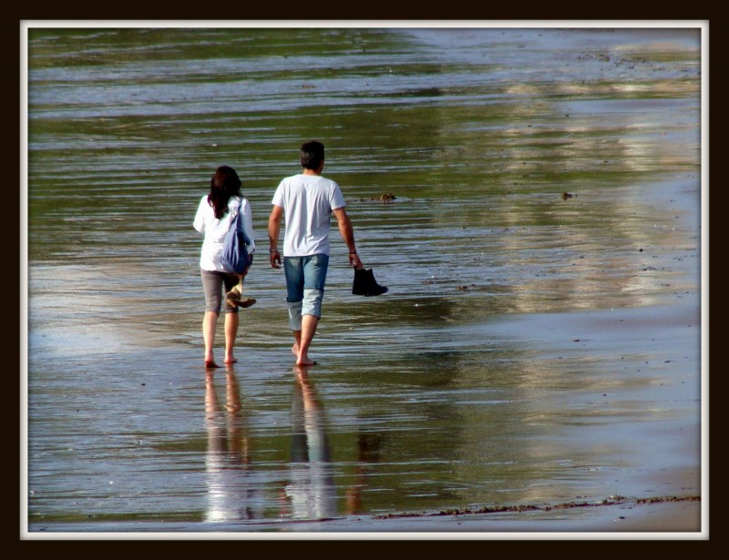 Paseo por la playa