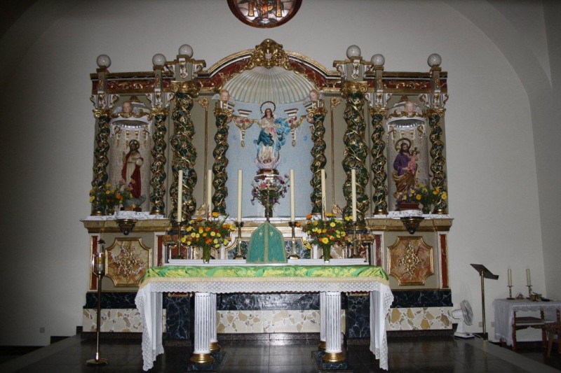 ALTAR DE LA IMMACULADA DE L\'OASIS D\'ARGENTONA