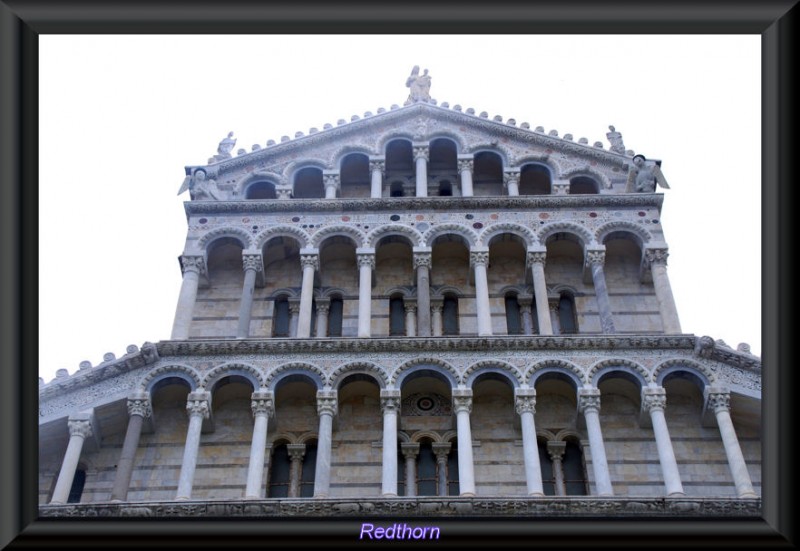 Arcada superior del Duomo (Catedral) de Pisa