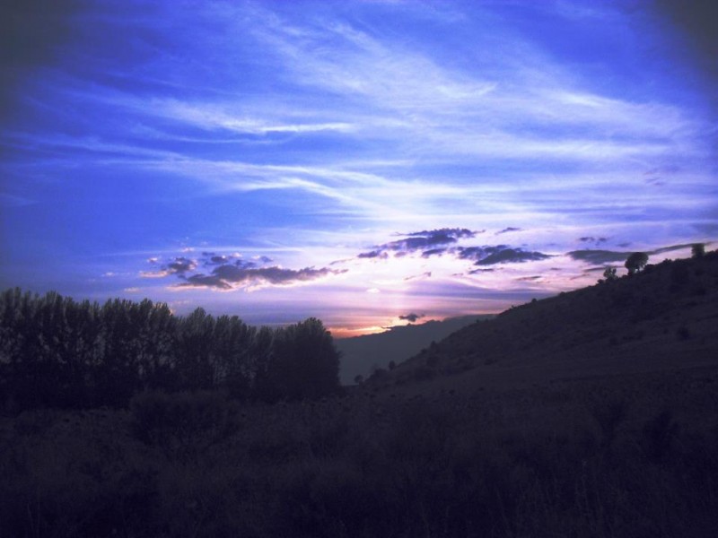 atardecer en mandayona