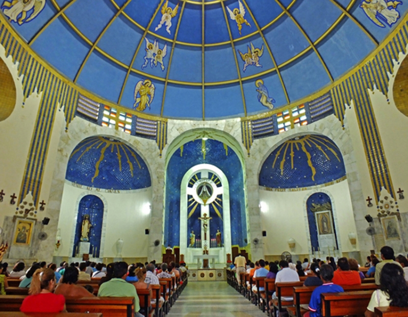 Interior de la Catedral de Acapulco