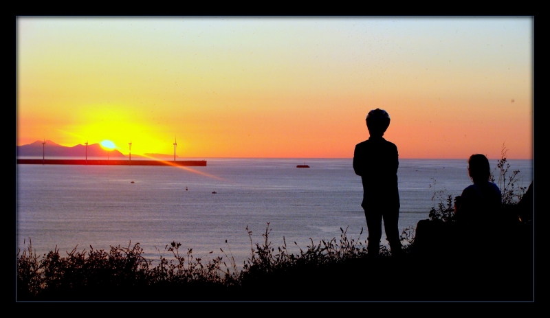 Amigos del atardecer