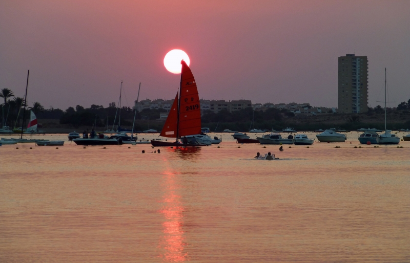 Atardecer en Mar Menor