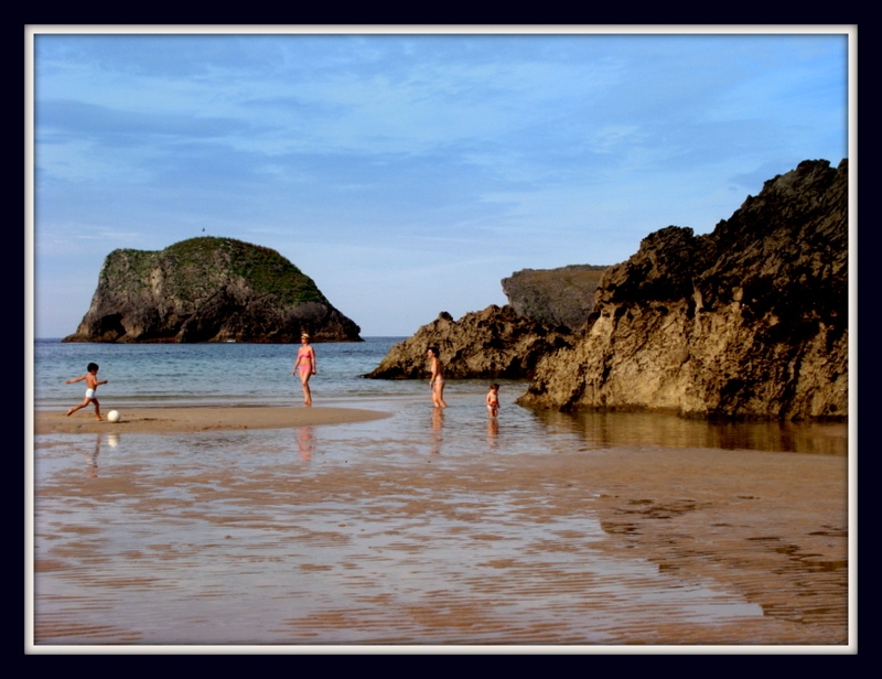 paseo por la playa