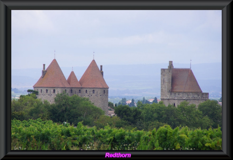 Las torres de la ciudadela de Carcasona