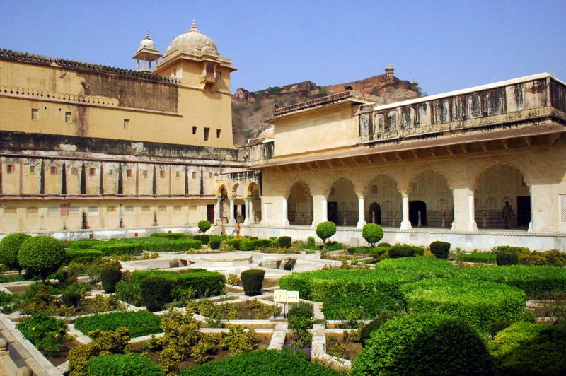 Patio ajardinado