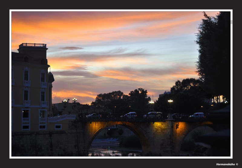 Puente Viejo y atardecer