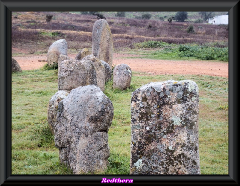 Detalle de las piedras del cromlech